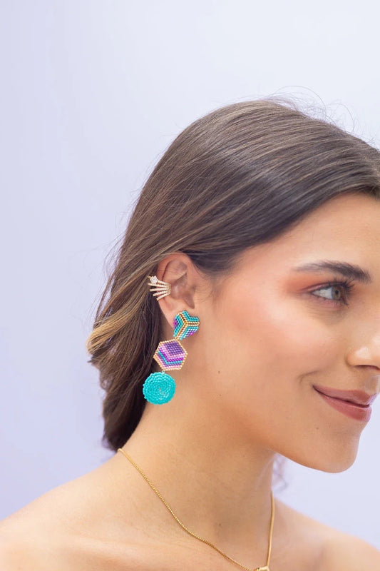 Earcuff de brillantes
